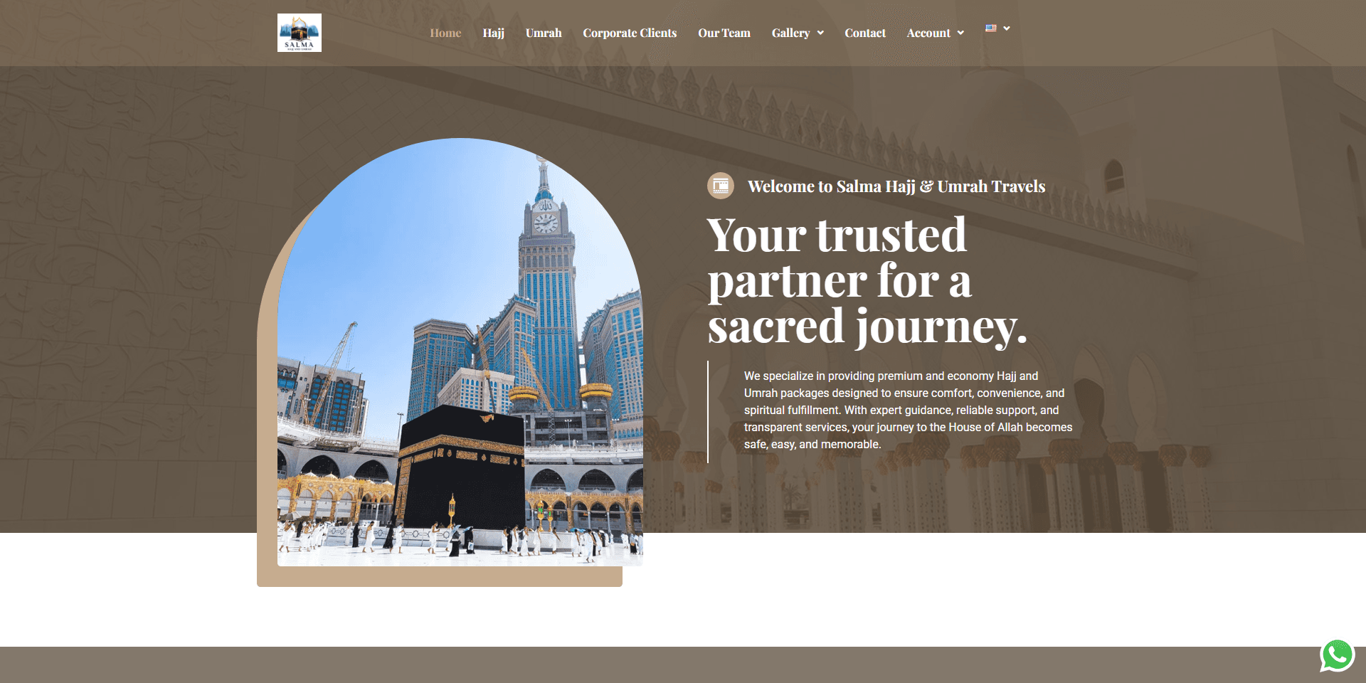 Sajid C. — Salma Hajj &amp; Umrah Travels — BDT 2 crore in first-year sales for a premium hajj operator